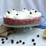 No Bake Saskatoon Berry Cheesecake